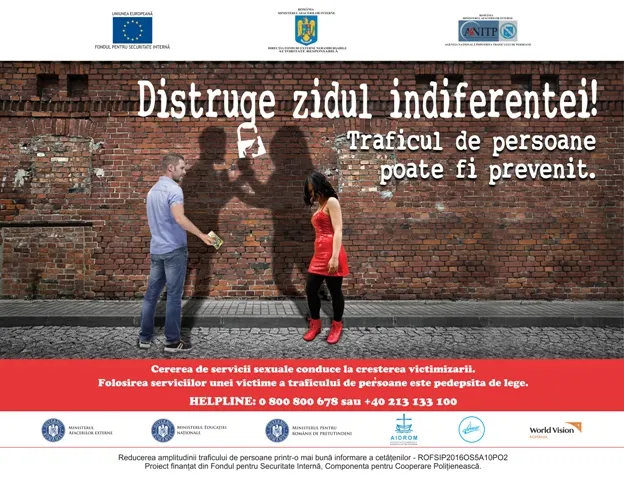 Traficul de persoane, prevenit printr-o campanie națională