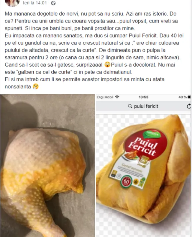 „Puiul fericit” și „Puiul fermierului”, verificați la origini de veterinari și Protecția Consumatorilor