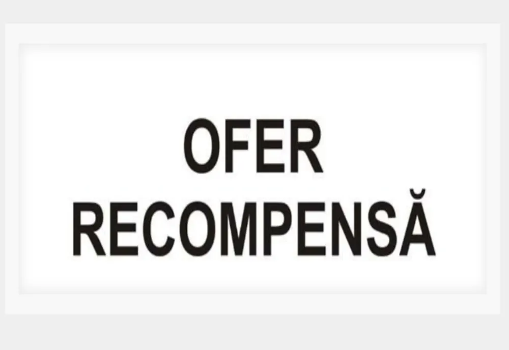 A oferit recompensă pe o rețea socială și s-a ales cu dosar penal 