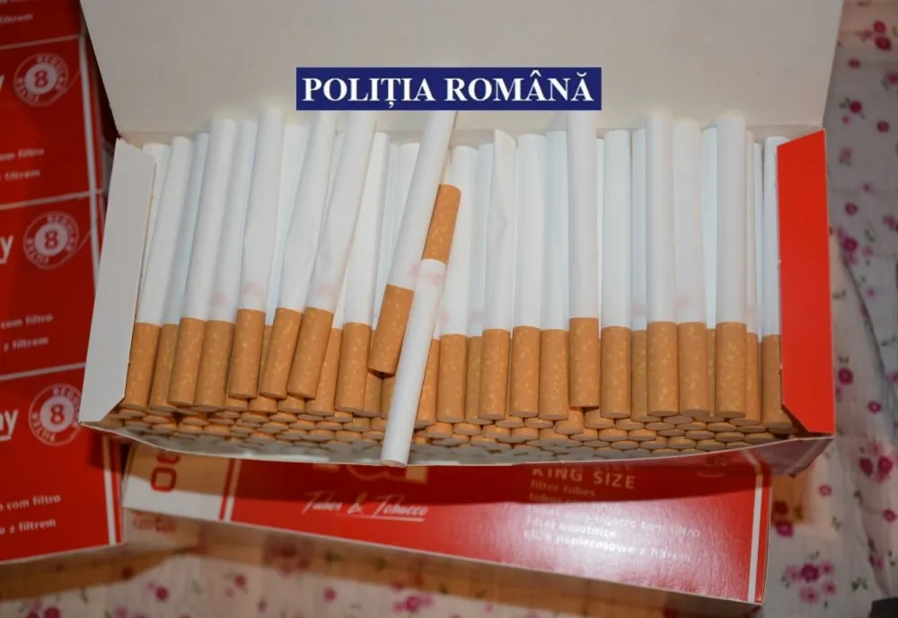 Tigarete netimbrate descoperite de polițiștii băcăuani