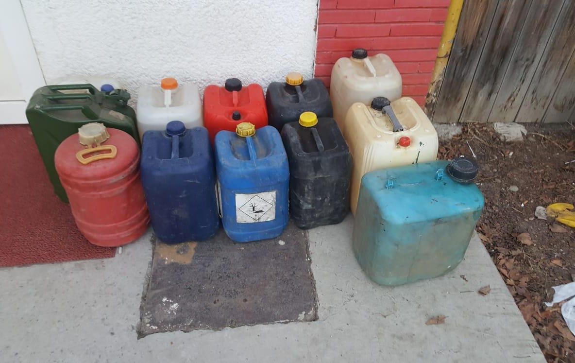 Agent de pază prins la furat de gazolină