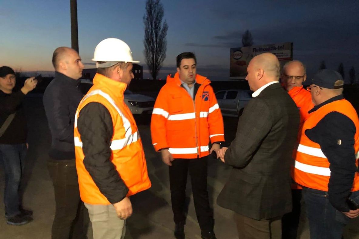 Ministrul Cuc vine din nou în inspecție pe șantierul Variantei Ocolitoare a Bacăului