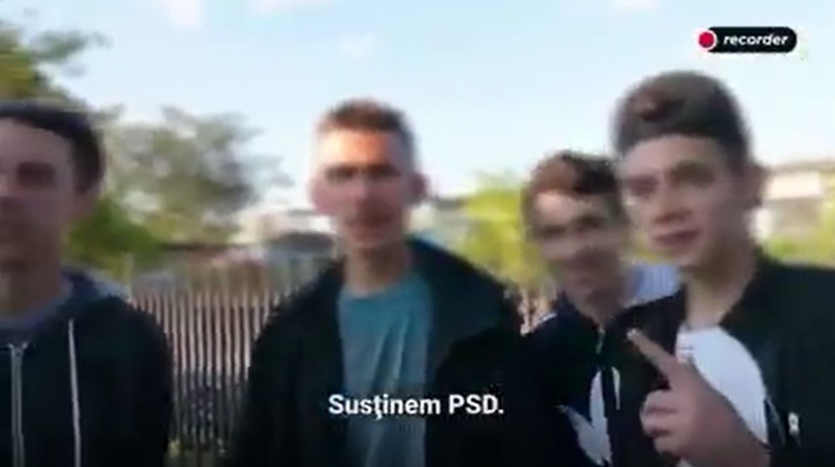 VIDEO: Cum a ajuns un grup de elevi minori din Sascut la mitingul PSD de la Iași