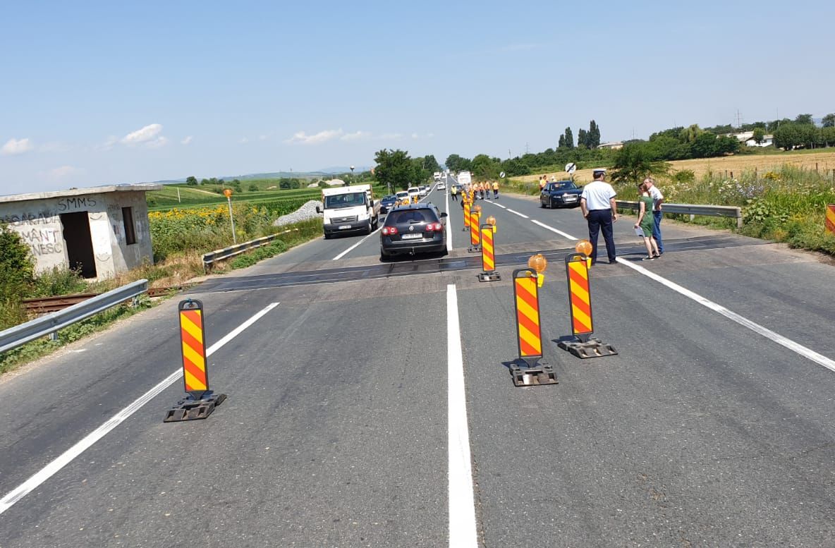 ATENȚIE! ASTĂZI, CIRCULAȚIE RUTIERĂ ÎNTRERUPTĂ SPRE BUCUREȘTI, PE DN2, timp de șase ore. Vezi ruta ocolitoare