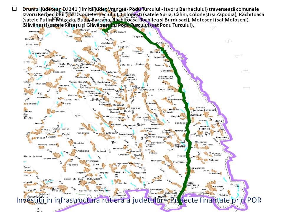 FOTO:Peste 40 de milioane de euro pentru construcția celui mai lung drum interjudețean. Drumul străbate Bacăul de la nord la sud și leagă Neamțul de Vaslui și Vrancea, prin Podu Turcului