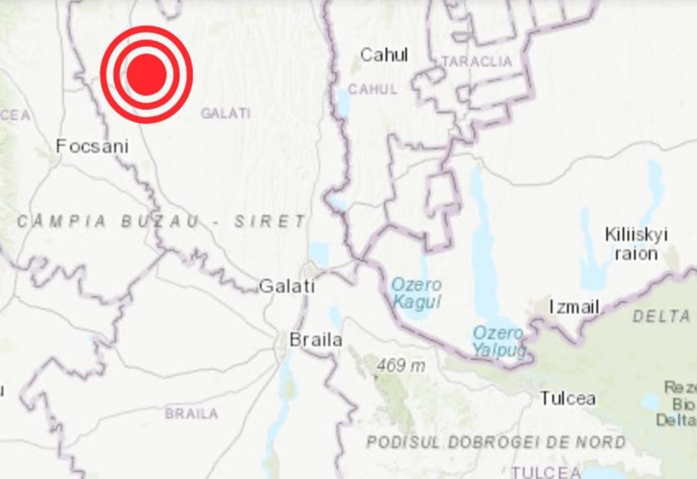 Cutremur de 5 grade în Zona seismica Vrancea, județul Galați