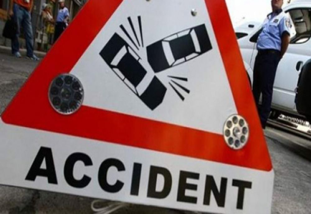 S-a urcat beat la volan și a provocat un accident