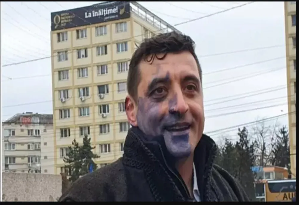 Bărbatul care l-a stropit cu cerneala pe Simion este din Bacău