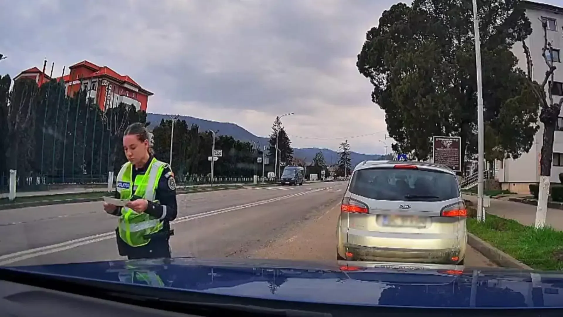 Șofer oprit de Poliția Rutieră
