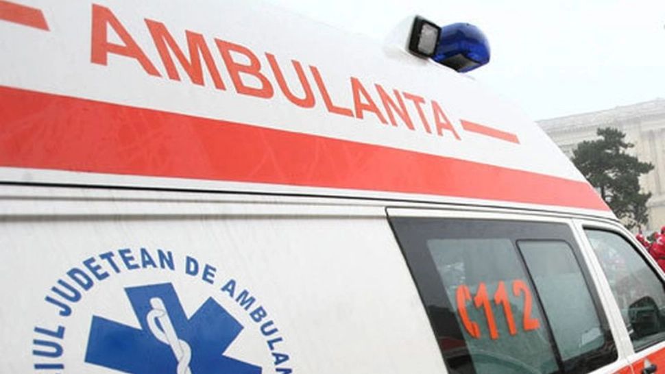 Ambulanța a intervenit la accident