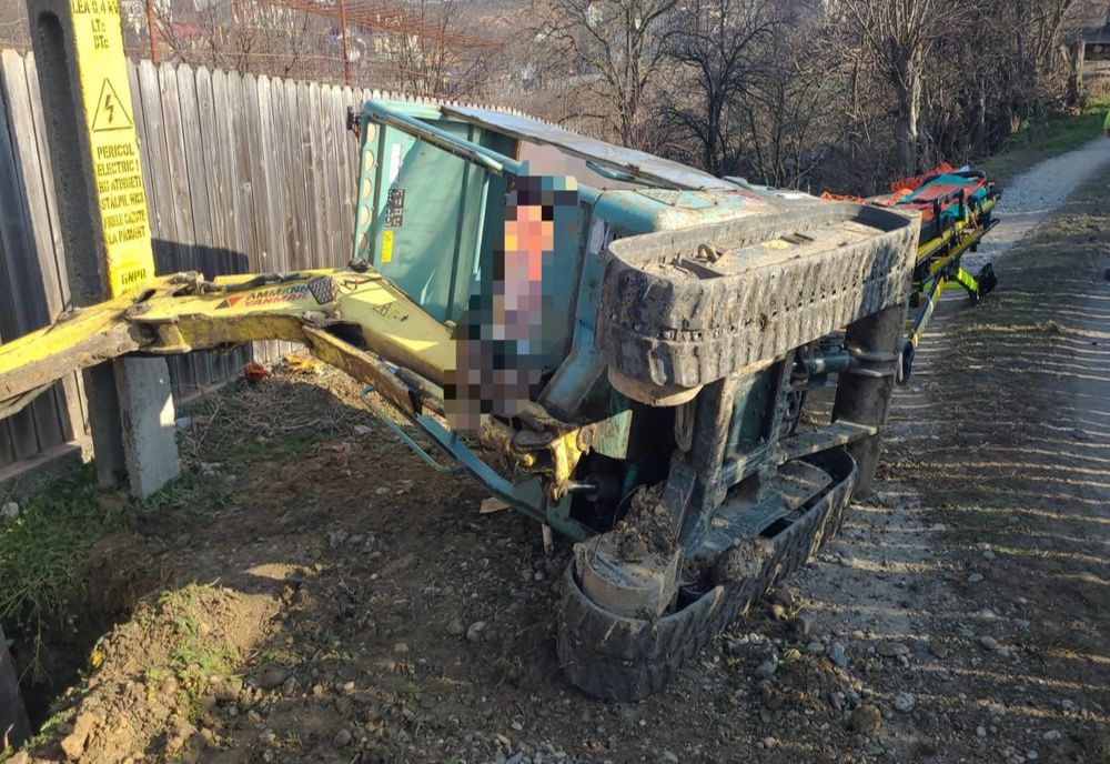 Și-a pierdut viața sub excavator