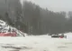 S-a topit zăpada pe partea superioară a pârtiei de schi Nemira