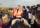 FOTO-VIDEO: Ministrul Cuc, a treia oară pe Varianta Ocolitoare a Bacăului. Un protestatar expropriat nu a fost băgat în seamă de oficialități