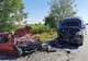 Microbuz cu pasageri implicat într-un accident rutier la ieșirea din Bacău (FOTO/ VIDEO)
