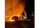 Mai multe autoturisme în flăcări, în toiul nopții, în Bacău!