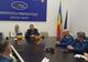 Secție de votare în Bacău pentru alegerile parlamentare din Republica Moldova