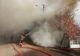 Incendiu de proporții la Poduri, județul Bacău